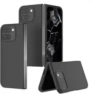 [QINOUK] Case for Google Pixel 9 Pro Fold, [Anti-Scratch] Ultra Thin Hard PC Protective Case, for Google Pixel 9 Pro Fold-Black