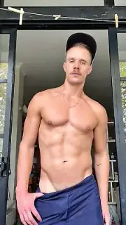 [B373] Handsome Male Cute Model Showing Off Body