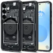 SPIGEN Galaxy S25 Plus Case, 2025 Genuine Ultra Hybrid Zero One Qi2 MagSafe Compatible Magnet Cover for Samsung