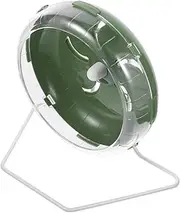 EXAOMBLE Hamster Wheel for Small Quiet Running Wheel with Stand for Hamsters Mice and Chinchillas Hamster for Fun and Exercise