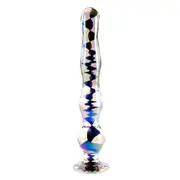Playboy Pleasure Jewels Wand Glass Dildo
