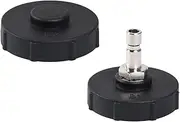 PESIKO 2PCS 43.5mm Master Cylinder Adapter Set, Brake Bleeder Adapter Use for Chrysler, Dodge, Jeep and Plymouth, Use with 4L Brake Fluid Bleeder