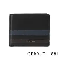 在飛比找momo購物網優惠-【Cerruti 1881】義大利頂級小牛皮12卡短夾皮夾 