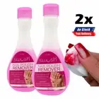 2x SWOSH 80ml Nail Polish Remover With Acetone NEW