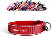 EZYDOG Classic Neo Dog Collar | Dog Collar Small, Medium, Large Dogs, Reflective Dog Collar, Supreme Comfort, Soft Neoprene Material, Non-Corrosive (Red)