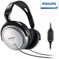 在飛比找momo購物網優惠-【Philips 飛利浦】頭戴式立體聲電視/電腦耳機 SHP