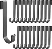 20 pcs J Grid Wall Picture Hooks Hanging Sink Grid Hooks Pot Racks Aluminum H...