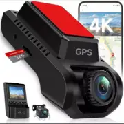 Dash Cam Front and Rear 4k+1080P Dual Dash Camera for Cars WiFi GPS Mini Car ...