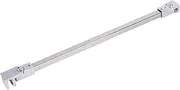 Stainless Steel Shower Room Accessory Glass Supporting Bar Frameless Glass Door Fixed Panel Wall-to-Glass Support Bar Clamp Universal,Multi-Installation Angle 180° Adjustable/550(Silver,60cm)