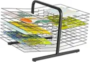 Art Drying Rack for Classroom,20 Shelves Drying Easel,Double-Sided Studio Art Training Rack,Suitable for Office File Storage Box