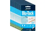 10 Pack Bostik Blu Tack Blue Tac Tak 75g