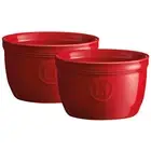 NEW Emile Henry Ramekins Burgundy 9cm Set 2pce