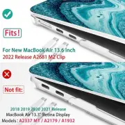 Newest MacBook Air 13.6 inch Case 2022 Release Model A2681 Plas Compatible with