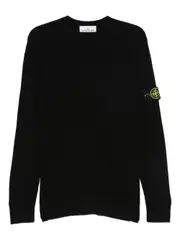 [Stone Island] Stone Island-Maglione Girocollo A Costine In Lana-Uomo XXL