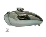 FIT FOR Royal Enfield Trials Chrome Fuel Petrol Gas Tank & Monza Cap