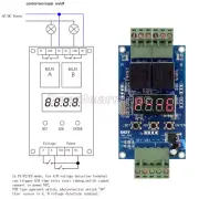 DC 12V Dual Programmable Relay Control Board Cycle Delay Timer Switch Module NEW