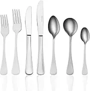 Tablekraft Elite Complete Boxed Cutlery 56-Piece Set 20 cm*18 cm*7 cm Silver