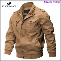 在飛比找蝦皮購物優惠-Fuguiniao 2022 軍裝男士純棉夾克外套陸軍男士飛
