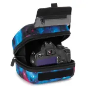Quick Access DSLR Hard Shell Camera Case w/ Accessory Storage & Padded Interior