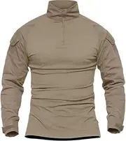 [HEYDHSDC] Army Tactical T Shirt for Men Military Shirt Long Sleeve Fishing Shirts Outdoor Hiking Hunting Shirt