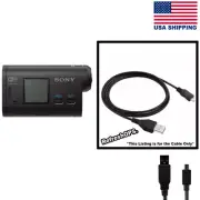Sony Handycam HDR-AS15 Video Camera USB Cable Transfer Cord Replacement