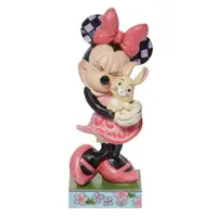 在飛比找momo購物網優惠-【Enesco】精品家飾 Disney 迪士尼 米妮春天抱兔