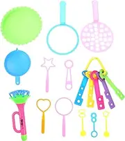GARIOUANS 1Set Assorted Color Bubble Blowing Wand Handheld Bubble Sticks for Outdoor Parties Celebrations and Family Fun Activities