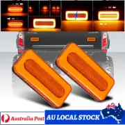 Pair Rear Stop LED Tail Brake Light Indicator Lamp Trailer Truck Caravan Ute 12V