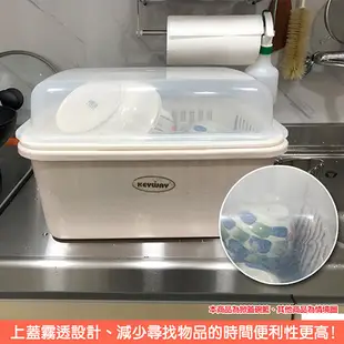 真心良品 KEYWAY (大)巧婦掀蓋碗盤籃 /餐具收納 -MIT台灣製造 (7折)