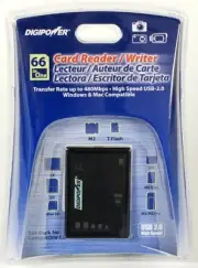 DIGIPOWER Card Reader / Writer 66 in One ~5 Slots~ Model # DP-FCR41