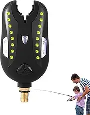 Fishing Rod Alarm Light - Fishing Bite Audible Alarm - High-Sensitivity Sensor Fishing Stick Bite Alert, Lighted Fishing Alarm for Beginner