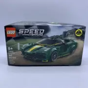 LEGO Speed Champions 76907 Lotus Evija 247 Pieces Retired Sealed NEW Box Damage