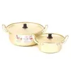 Korean Ramen Noodle Pot Korean Aluminum Stockpot Quick Noodles Pan With han- D❤6