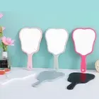 Small Handheld Fan-shaped Mirror Mini Mirror Makeup Gadgets Vanity Tools