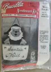 Bucilla Needlework Kit 3489 "Santa's Mail Bag" NEW Vtg