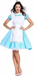 Costume Bay Womens Victorian Pioneer Historical Pilgrim Colonial Olden Days Country Maid Fancy Dress Carnival Birthday Party Cosplay Costume Book Week Theme Party