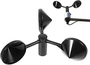 Wind Speed Sensor - Wind Speed Sensor for Anemometer High Accuracy | Aluminum Alloy Meter Tool Wind Cup | Replacement Part Measurement Weather Instruments for Air Flowing, Garden and Backyard