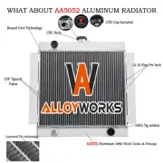 3Rows Core Aluminium Radiator For Ford Escort Mk1 Mk2 RS2000 PINTO 1968-1980 MT (for: Ford)