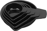FUNOMOCYA Multi-Purpose Kitchen Electronic Scale Tray 5pcs Set Pp Material Large Capacity for Small Objects