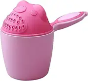 1/2 Rinser Wash Hair Cup - Baby Bath Water Scoop | Gentle Water Baby Rinse Cup, Multi Purpose Hair Bathing Flusher, Baby Bath Shampoo Jug, Multiple Water outlets Tool 4.13x3.94 in