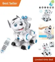 Interactive Remote Control Robotic Dog Toy - Programmable Dancing Puppy for Kids