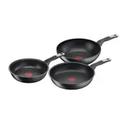 Tefal Unlimited Induction Non-Stick Triple Pack 24 & 28cm Frypan & 28cm Wok - Robins Kitchen