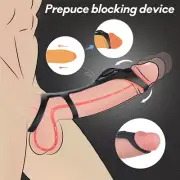 Reusable-Penis-Delay-Enlarger-Extension-Sleeve-Bigger-Girth-Enhancer for Male