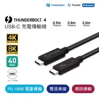 在飛比找Yahoo奇摩購物中心優惠-Pasidal Thunderbolt 4 雷電4 雙USB