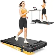 Acezoe - Walking Pad with 10% Tilt, Under Computer Treadmill, Compact Portable Treadmills for Home Office, 200 lbs Capacity, Application and