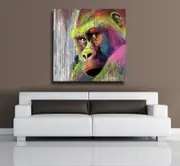 Gorilla Stretched Canvas Print
