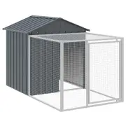 Walk-in Roof Chicken Coop Run Pet Cage Rabbit Hutch House Large 117x201x123cm