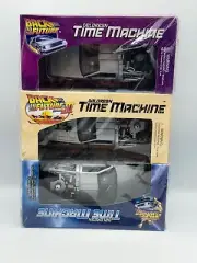 Welly Back to the Future 1, 2 and 3 DeLorean Time Machine, 1:24 Scale, NIB