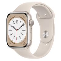 Apple Watch Series8 45mm(GPS)鋁金屬+運動型錶帶 星光錶殼/星光錶帶