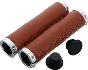 VANZACK 1 Pair PU Bicycle Handlebar Grips Antislip Covers for Road Mountain Folding Bikes Vibration Dampening Shock Reducing Easy to Install Comfortable Cycling Experience